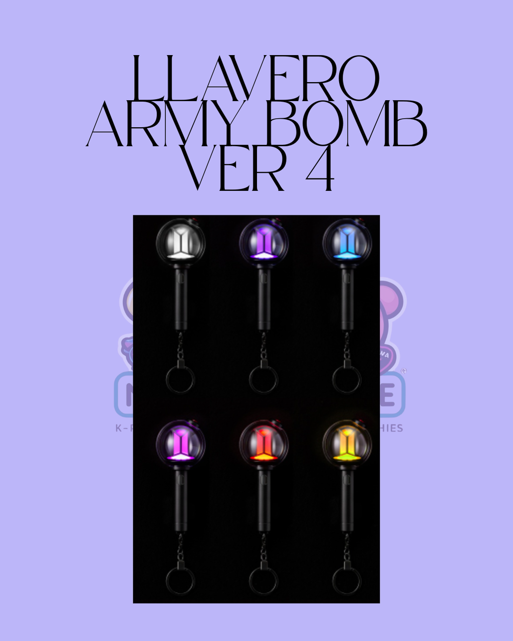 Llavero lightstick armybomb BTS